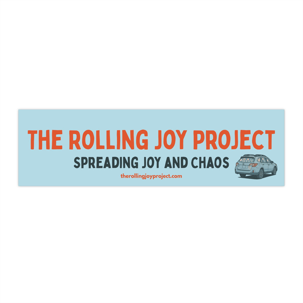 Rolling Joy Project: Catch Me If You Can Bumper Sticker