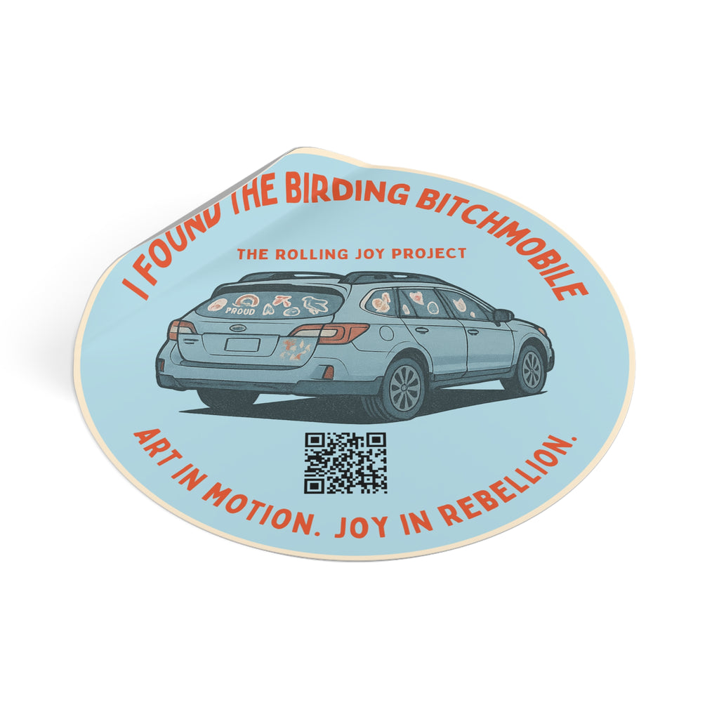 Certified Birding Bitchmobile Spotter Vinyl Sticker - Art in Motion