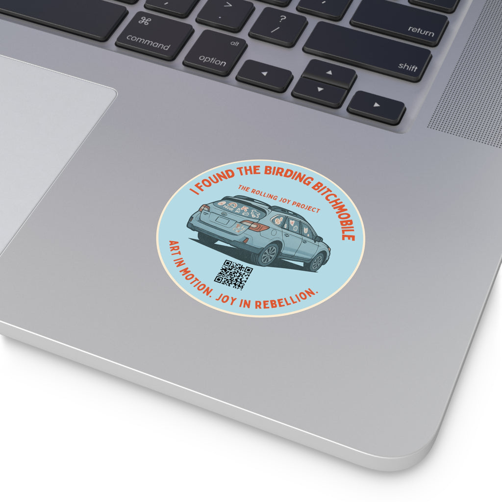 Certified Birding Bitchmobile Spotter Vinyl Sticker - Art in Motion