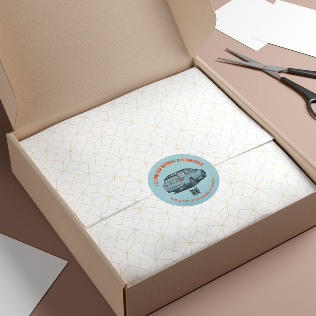 I Found the Birding Bitchmobile Vinyl Sticker