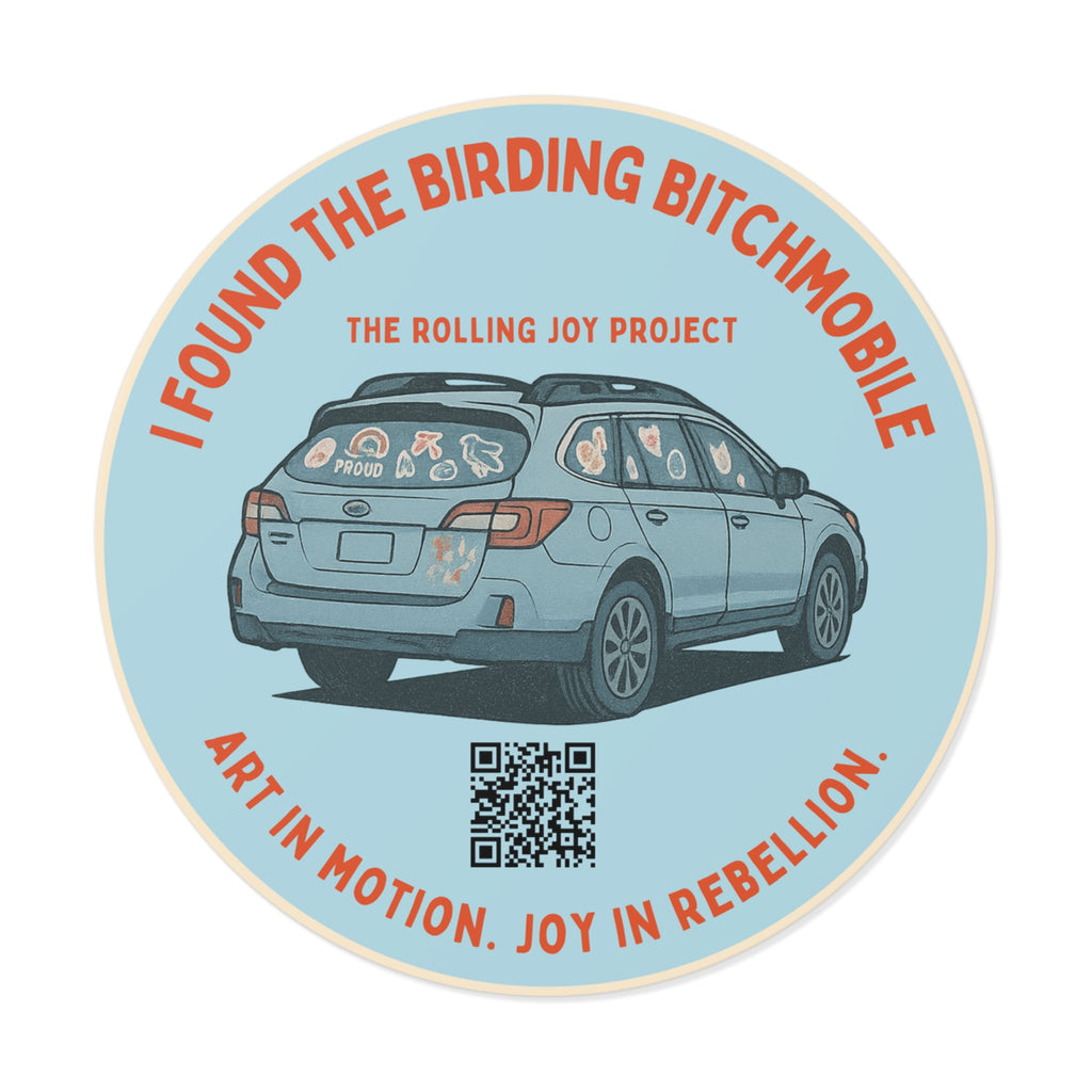 Certified Birding Bitchmobile Spotter Vinyl Sticker - Art in Motion