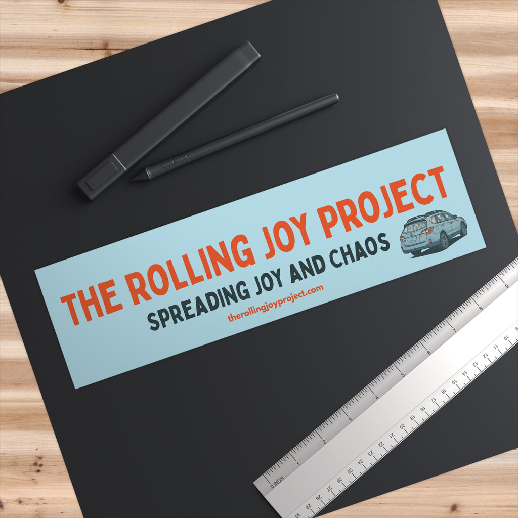 Rolling Joy Project: Catch Me If You Can Bumper Sticker